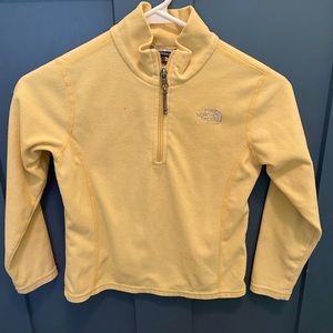 North face quarter zip pullover.